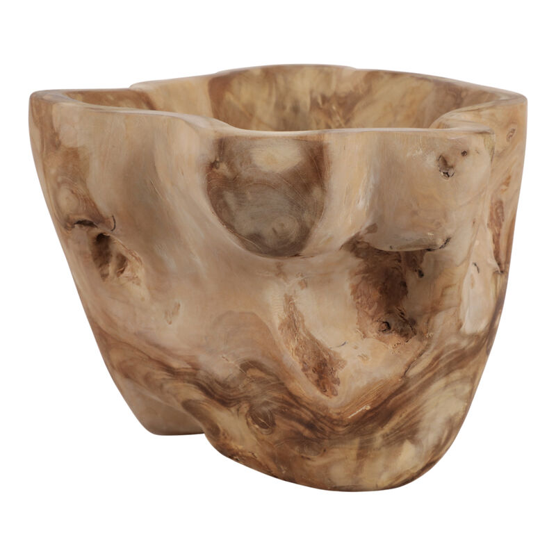 13" Teak Root Bowl, Natural image number 5