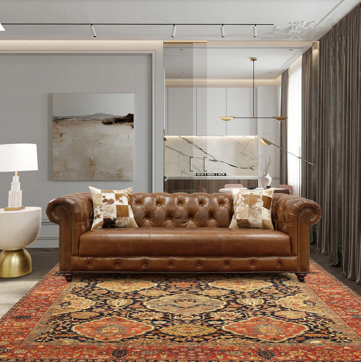Pasargad Home Kerman Hand-Knotted Wool Area Rug