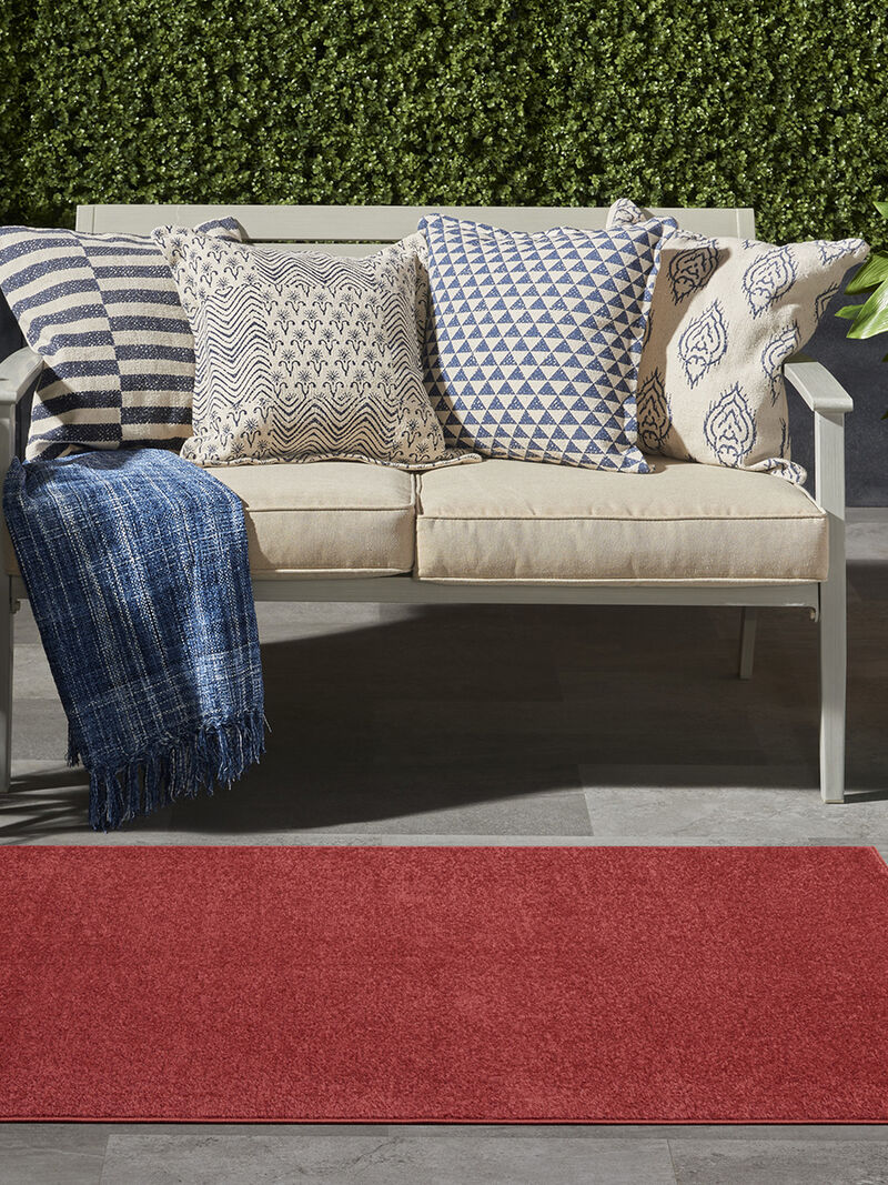 Nourison Essentials NRE01 Brick Red 3' x 5' Rug