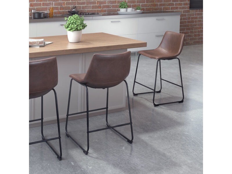 Smart Counter Stool (Set of 2) Vintage Espresso