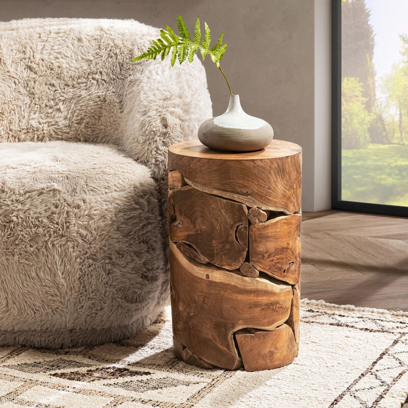 Rhea Round Accent Table image number 1