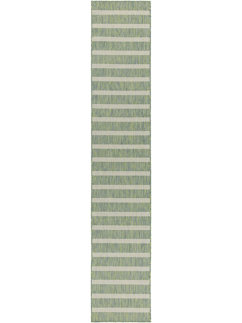 Positano POS03 Blue/Green/Ivory 2'2" x 8' Rug image number 0