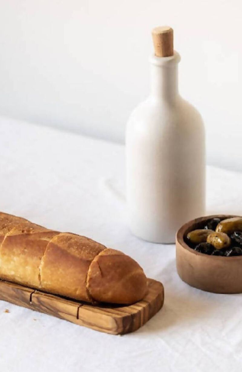 Olive Wood Bread Slicing Board