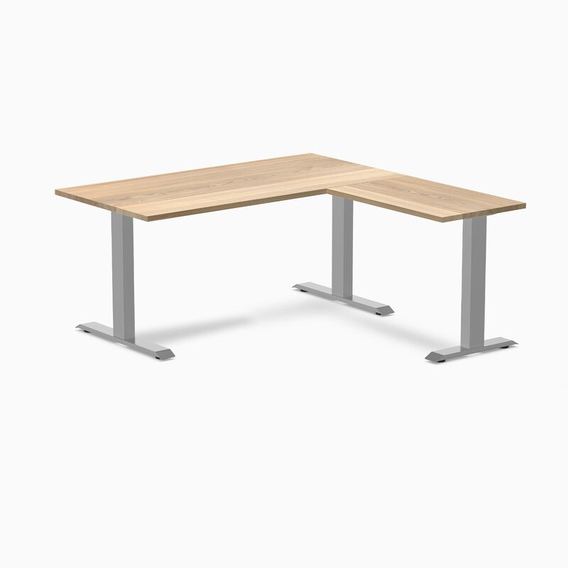 Desky Zero Hardwood L-Shape Office Desk image number 0
