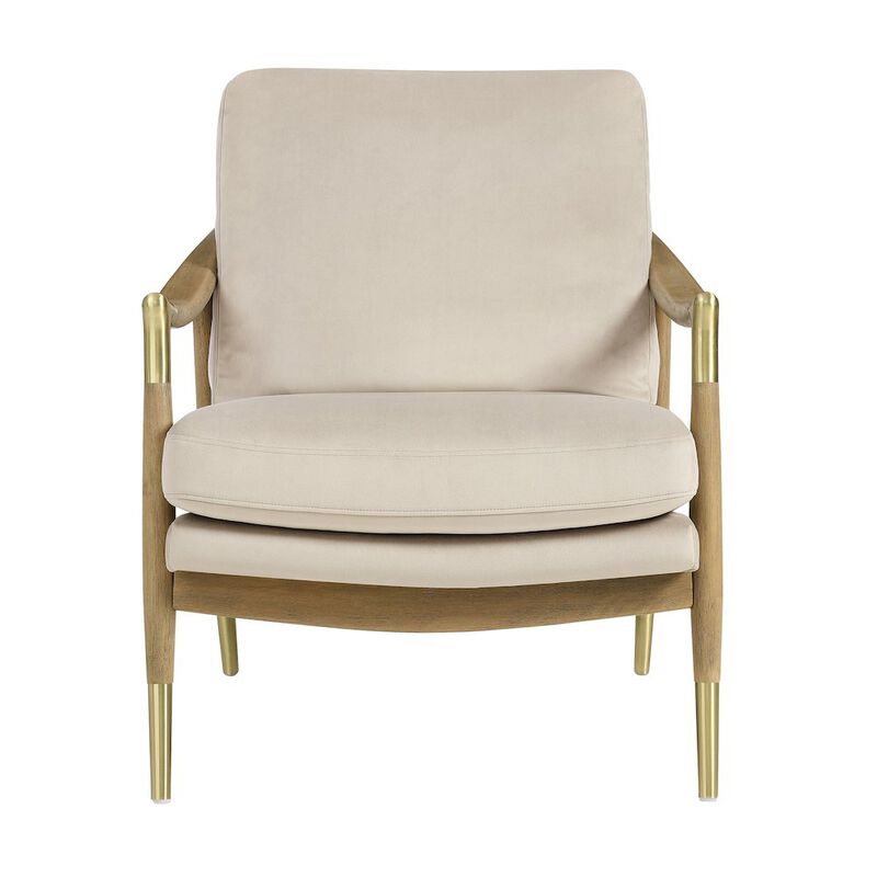 Langford Performance Velvet Accent Armchair image number 5