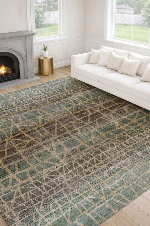 Nexus NX1 Teal 9' x 12' Rug