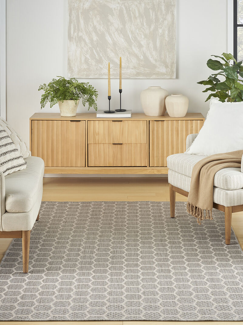 Twist Reversible TWS01 Gray 6' x 9' Rug