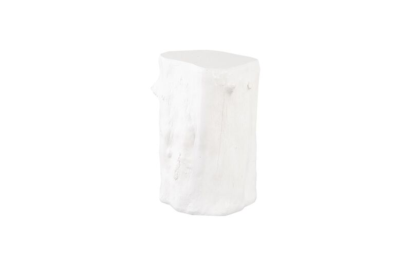 Log Small White Stool image number 0