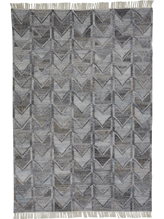 Beckett 0813F Gray/Silver/Taupe 3'6" x 5'6" Rug