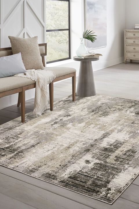 Nebulous 4151N Grey/Beige 3'3" x 5' Rug