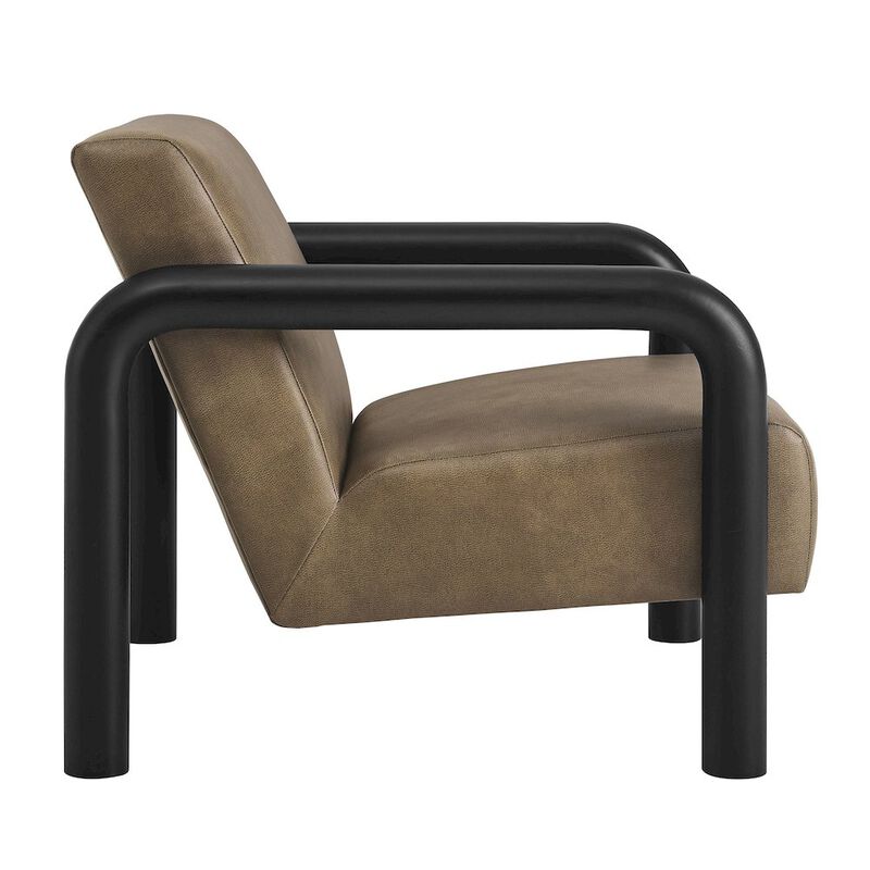 Sereno Vegan Leather Accent Chair image number 3