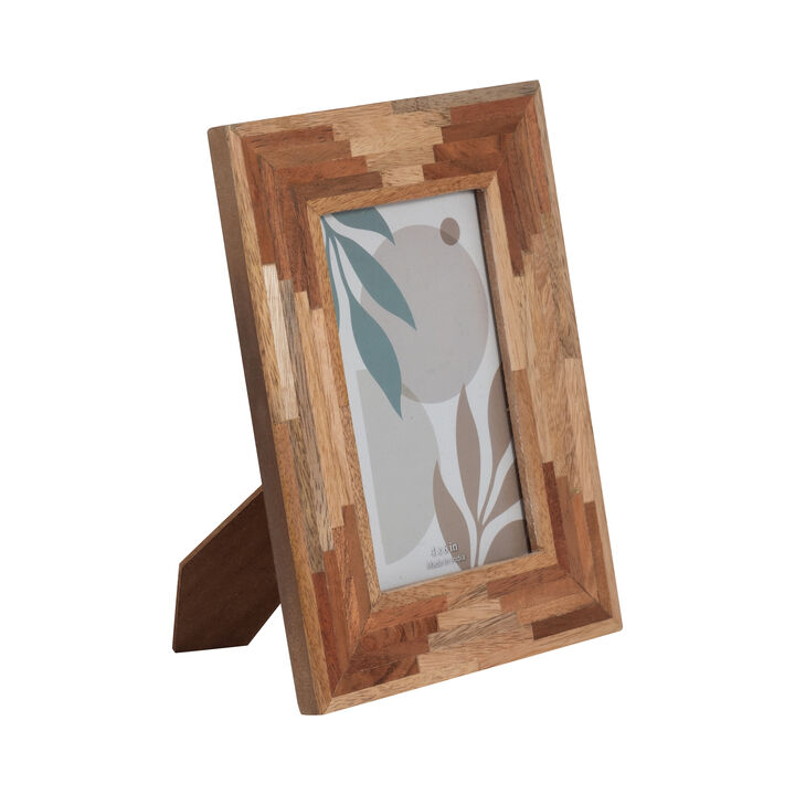 Wood 4x6 Layers Photo Frame