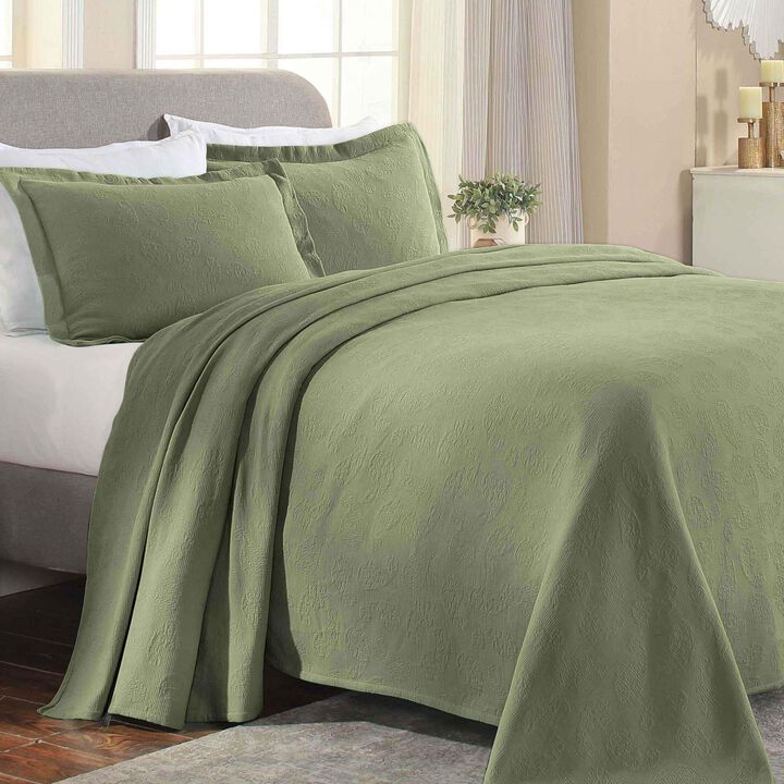 Lightweight Cotton Bedspread Set with Matching Shams