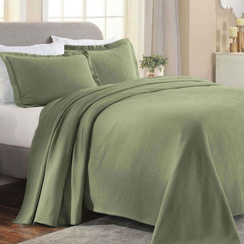 Lightweight Cotton Bedspread Set with Matching Shams image number 1