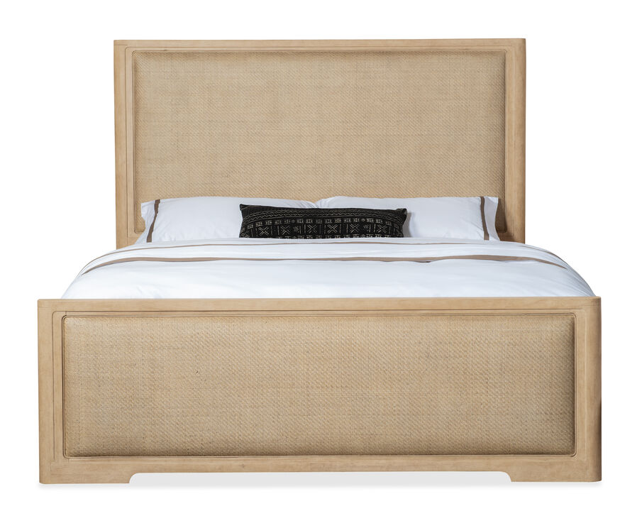 Retreat Queen Cane Panel Bed