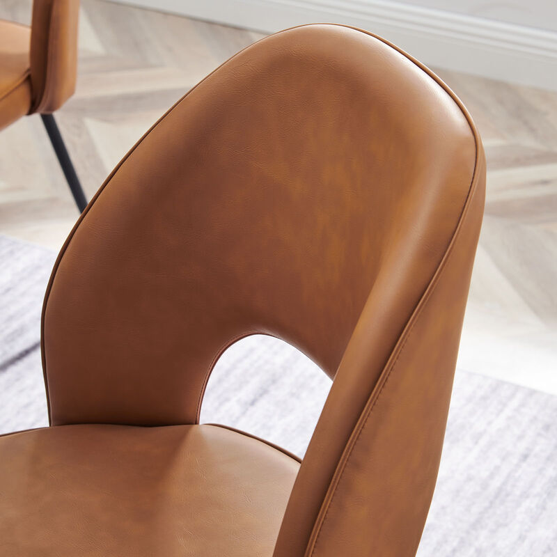 Nico Vegan Leather Dining Chair Set of 2 image number 6