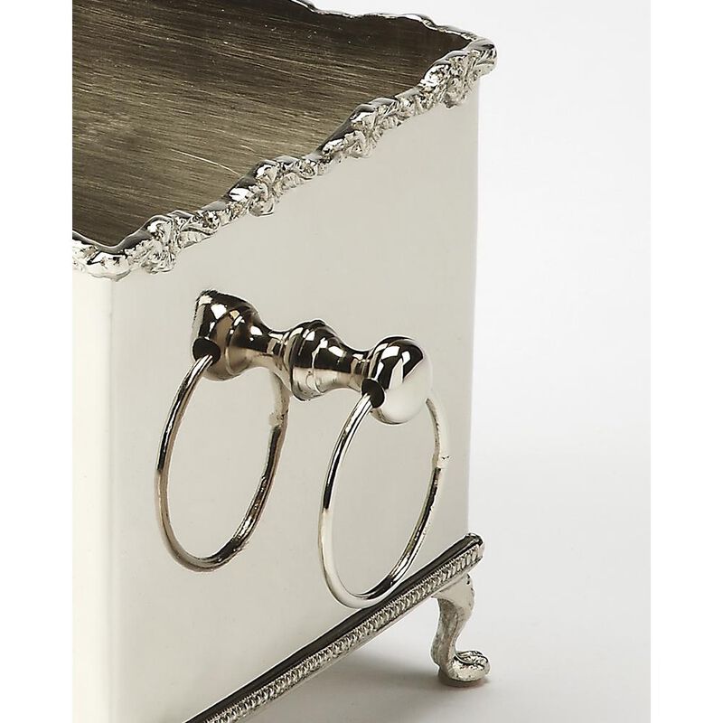 Butler Specialty Company Cascio Silver Planter, Silver