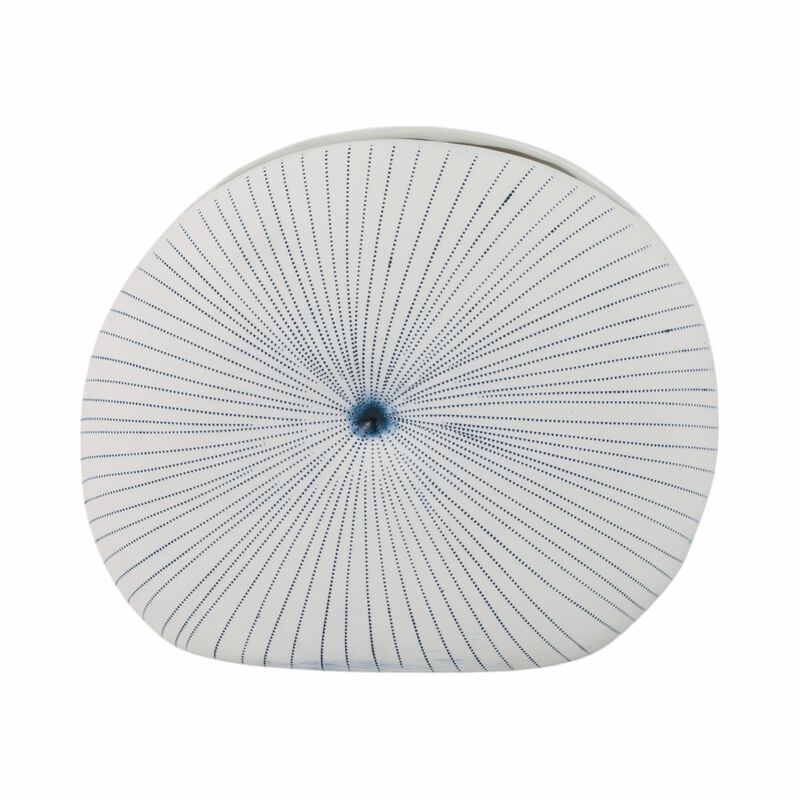 14x12" Round Dotted Shell Vase image number 0