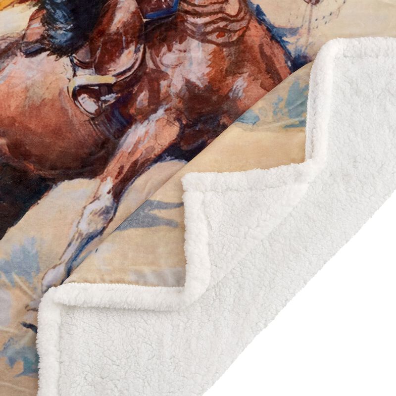 Buster Campfire Sherpa 3-Piece Throw Set image number 2