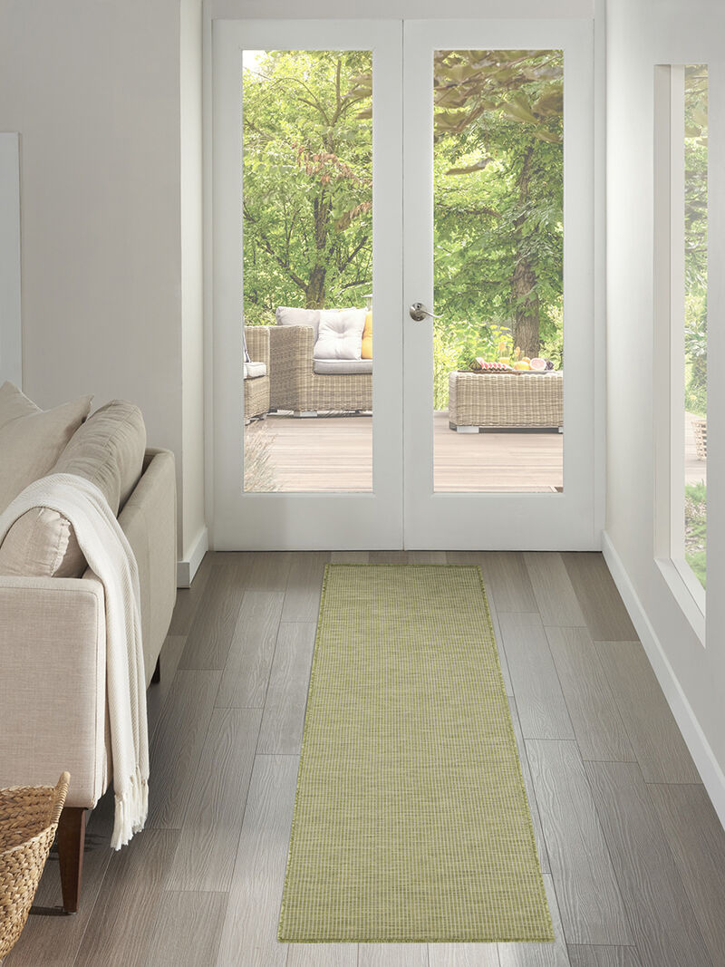 Positano POS01 Green 2'2" x 10' Rug image number 6