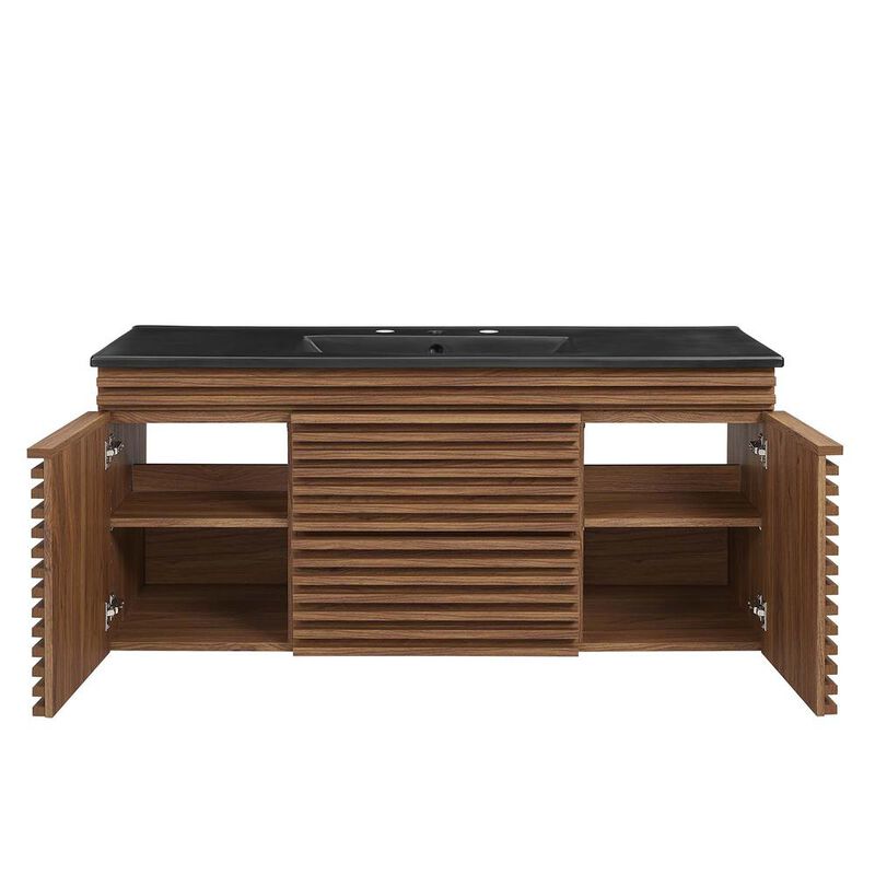 Modway Render 48 Wall-Mount Bathroom Vanity