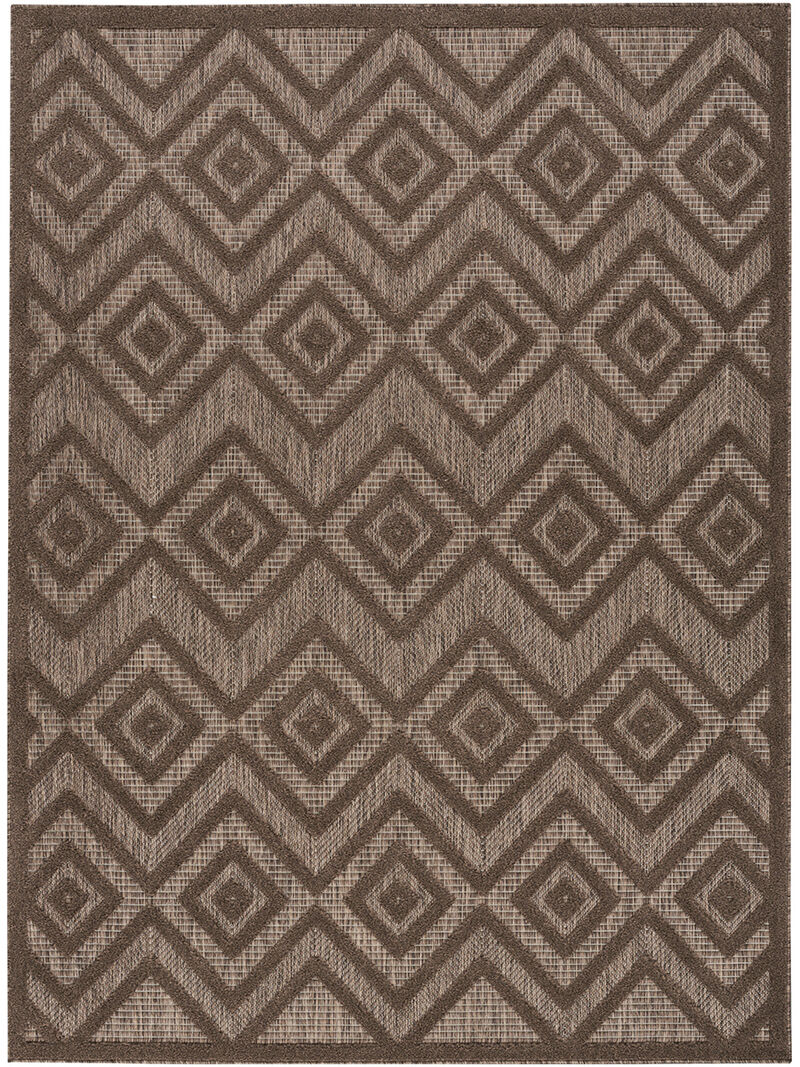 Versatile NRV01 Brown 6' x 9' Rug