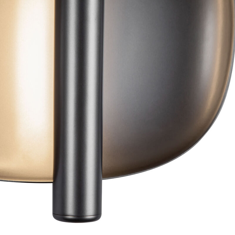 Lustre 9-in Damp-Rated Dimmable LED Wall Sconce image number 5