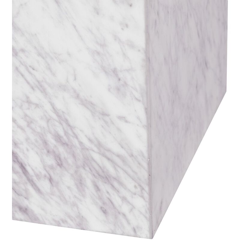 Meridian Furniture Bolzano White End Table