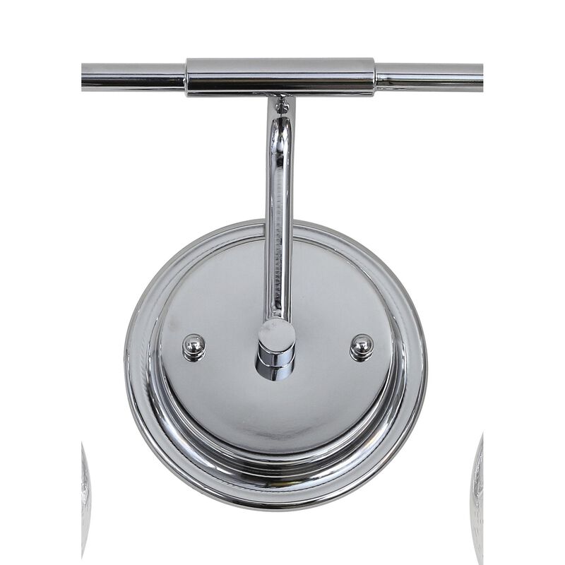 Shirley Metal Bubbled Glass Vanity Light