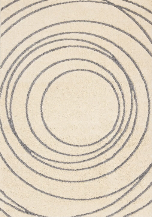 HomeRoots Abstract Area Rug