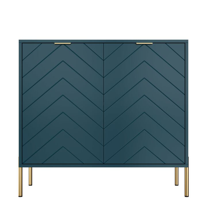 2-Door Accent Cabinet Storage Cabinet