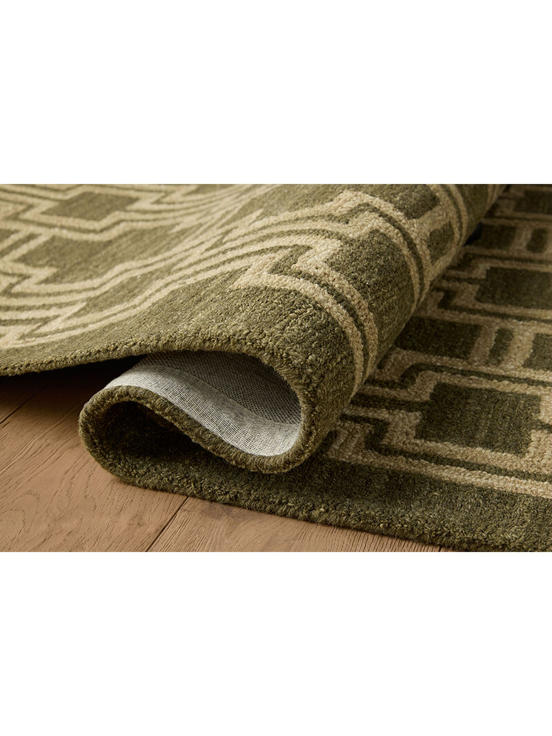 Barrow BAR02 Moss/Beige 8'6" x 11'6" Area Rug by Jeremiah Brent x Loloi