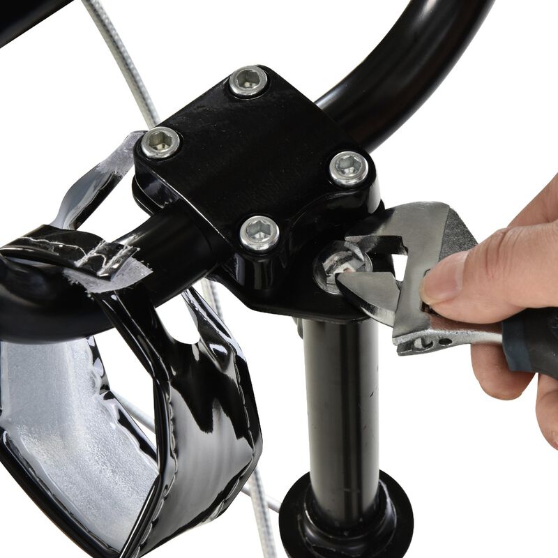 BreeBe Youth Scooter Kick Scooter, Max Load 220 LBS., with Adjustable Handlebar, 16" Inflatable Wheels, Dual Brakes image number 7