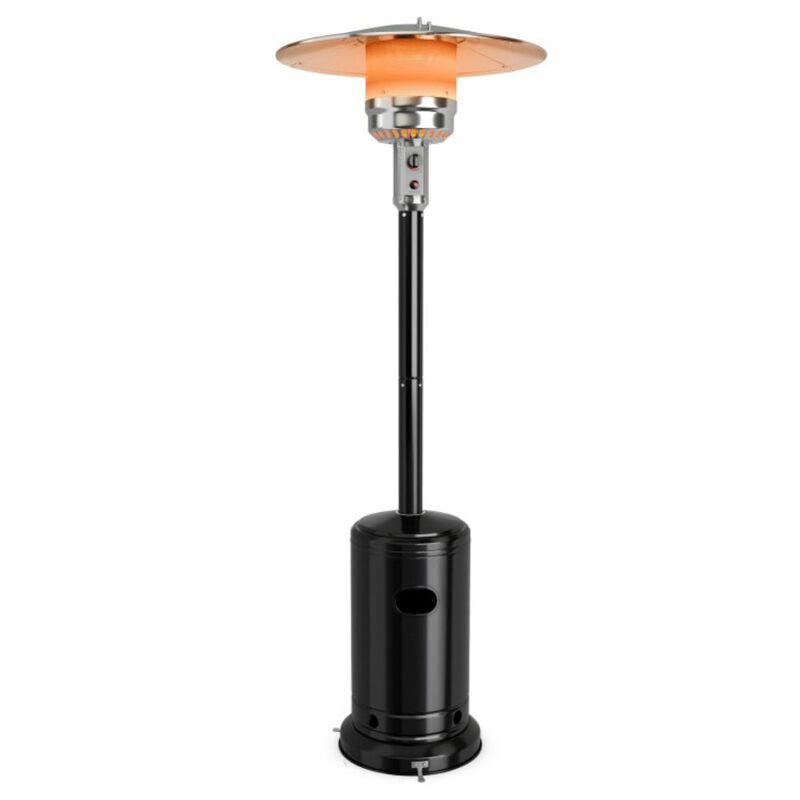 Hivvago 50000 BTU Stainless Steel Propane Patio Heater with Trip over Protection