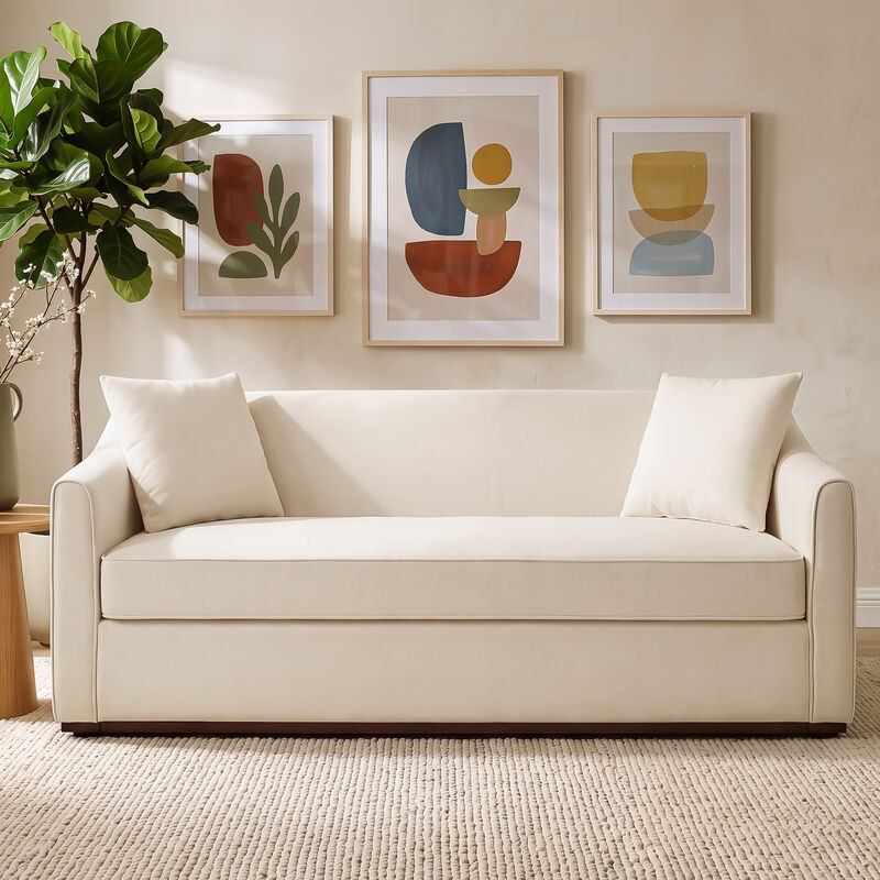Solhuk Modern 3-Seater Sofa image number 2