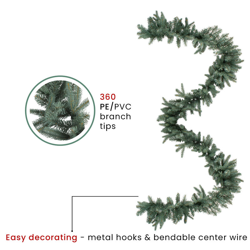 9' x 12" Washington Frasier Fir Artificial Christmas Garland - Unlit image number 4