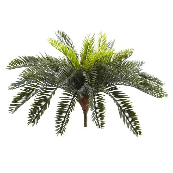 Nearly Natural 13-in Cycas Artificial Plant (Set of 2)