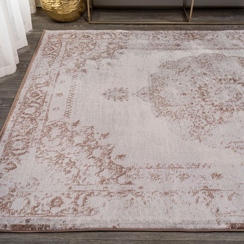 Perfect Rosalia Cottage Medallion Area Rug