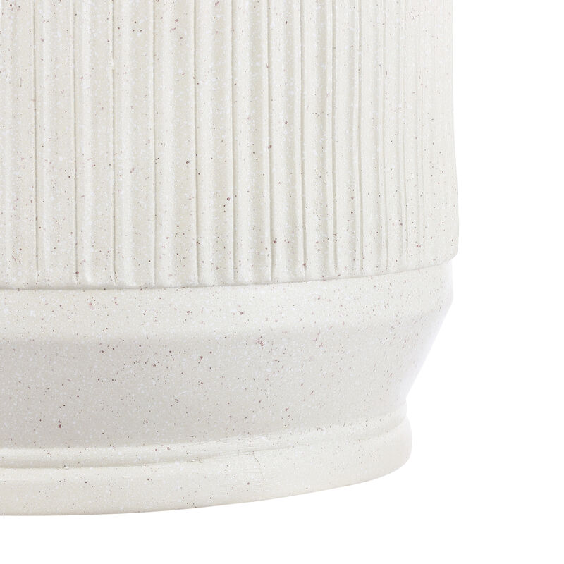 Kline Mid-Century Modern Brutalist Indoor/Outdoor Accent Table