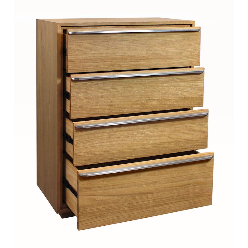 Sarasota 4 Drawer Dresser in Natural Oak