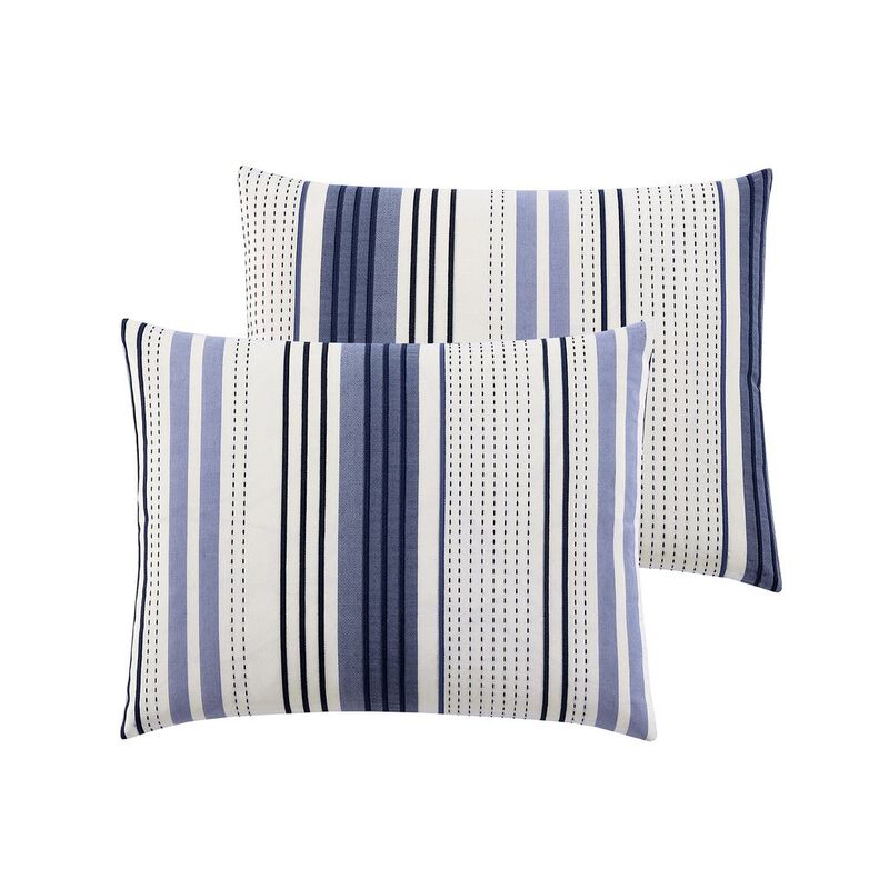 Dotted Stripe 5 pc King Comforter Set