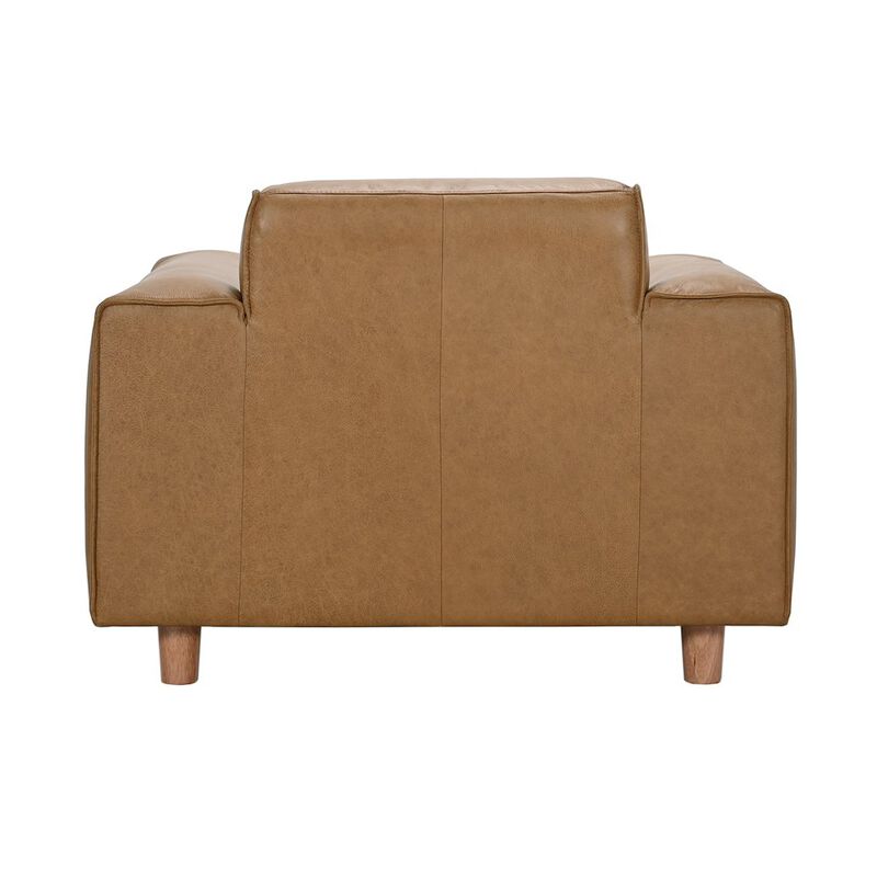 Porter Designs Nerio Top-Grain Leather Chair, Brown image number 2