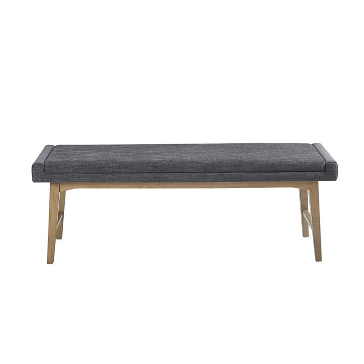 Gracie Mills Arron Mid-Century Upholstered Accent Bench