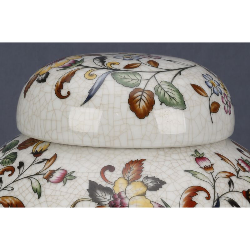 Aa Importing 10 Jar With Lid, Floral Design image number 2