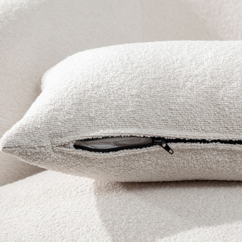 Ashlie Boucl&eacute; Swivel Barrel Chair