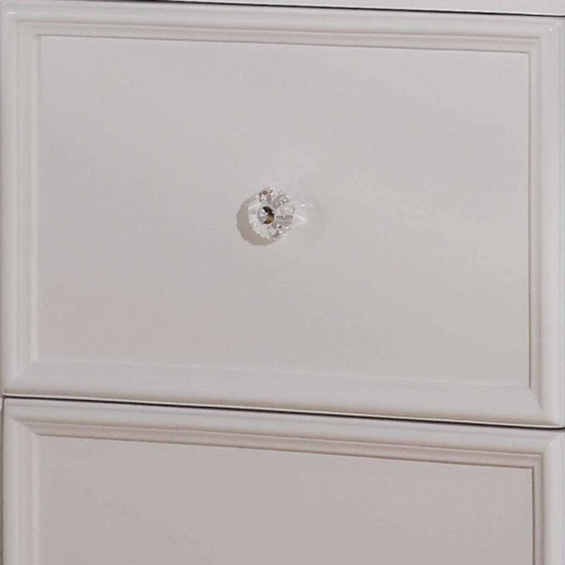 Contemporary Nightstand with 2 Drawers – Bedroom Storage Cabinet