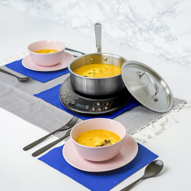 Brentwood Single Electric Induction Cooktop in Black