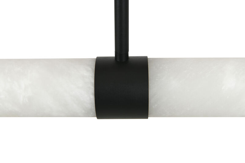 Beacon Lighting Luella Alabaster Linear Pendant Light LED Kitchen Island Pendant image number 7