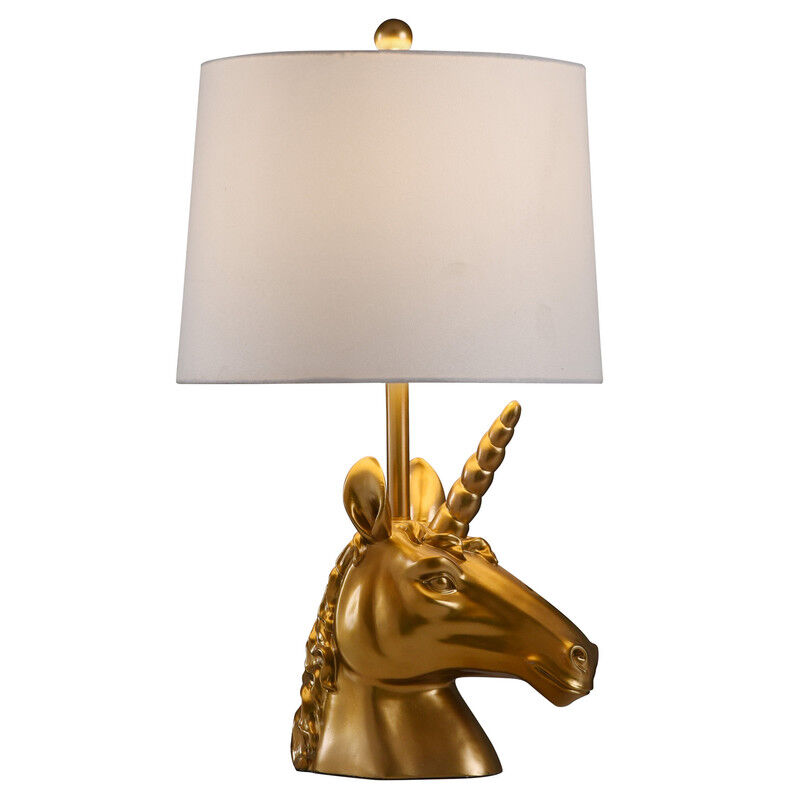Golden Majesty Unicorn Lamp