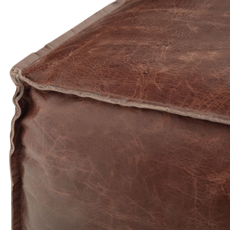Simpli Home Sheffield Square Pouf image number 4